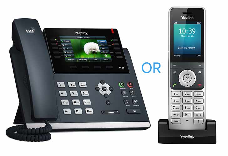 Yealink T46S or W56P included with Telair uPBX Bundles. Yealink T46S or W56P included with Telair uPBX Bundles.