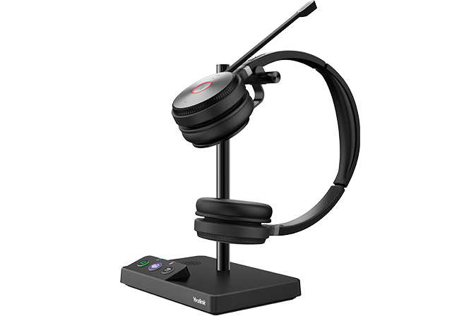WH62-D-UC Yealink WH62 UC DECT Stereo Wireless Headset - Telair