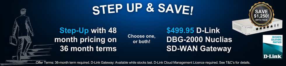 Step-Up deal or $499 D-Link SD-WAN Gateway