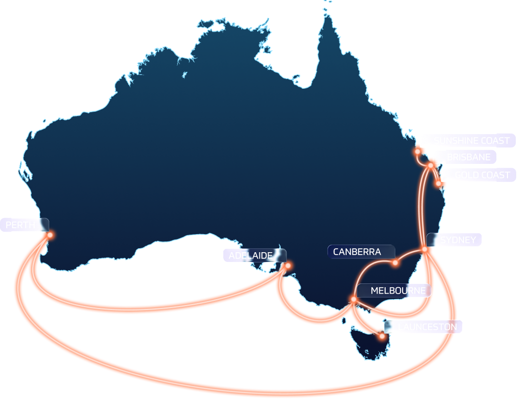 Telair Network Map