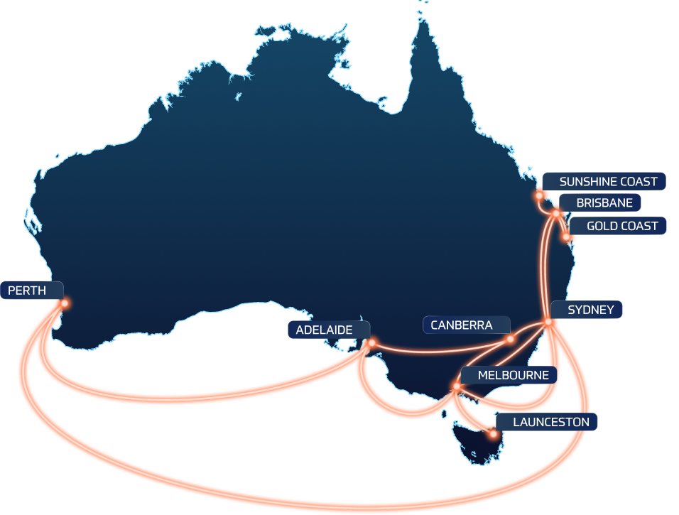 Telair Network Map